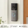 Ring Smart Dørklokke|Smart Dørklokke|Battery Video Doorbell Pro videodørklokke 4K Deep Silver