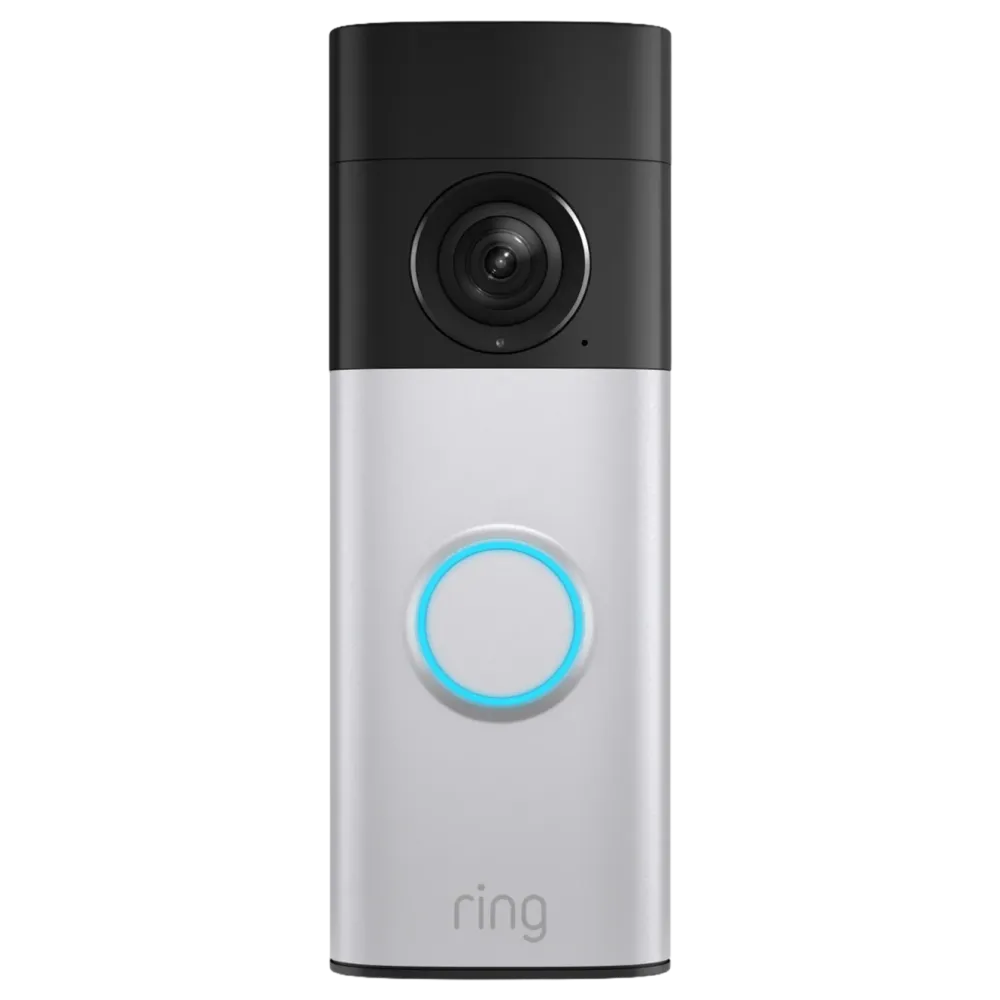 Ring Smart Dørklokke|Smart Dørklokke|Battery Video Doorbell Plus videodørklokke Nickel Silver