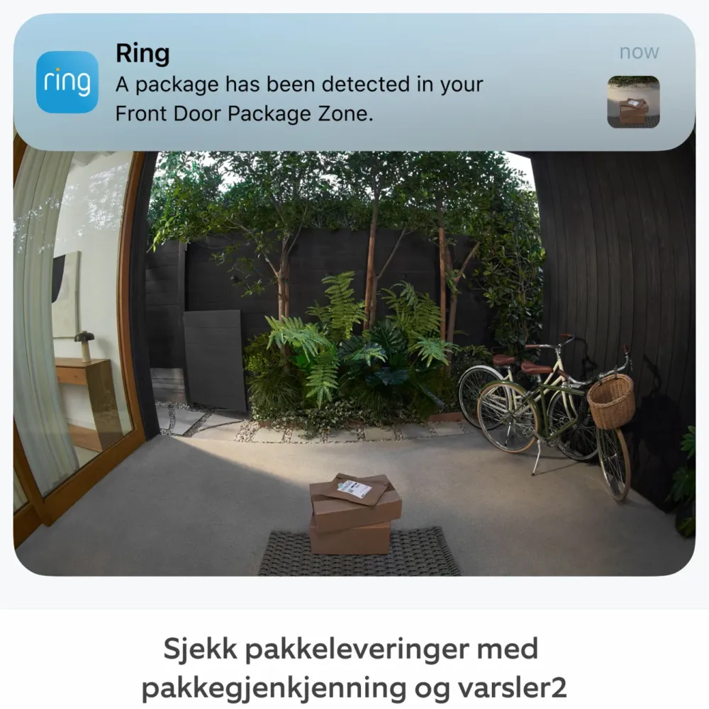 Ring Smart Dørklokke|Smart Dørklokke|Battery Video Doorbell Pro