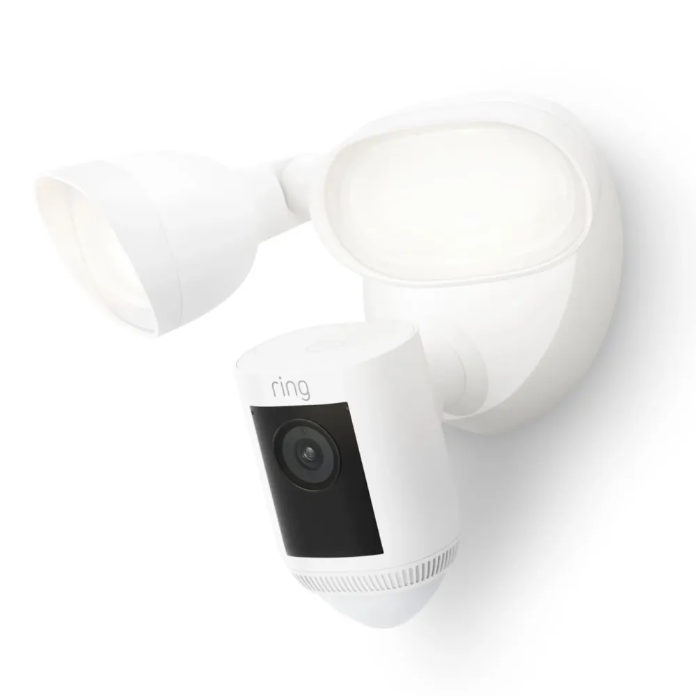 Ring Kameraovervåking|Floodlight Cam Pro Hvit
