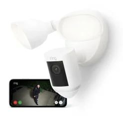 Ring Kameraovervåking|Floodlight Cam Pro Hvit