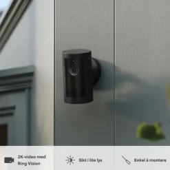 Ring Kameraovervåking|Outdoor Cam Plus Battery - Retinal 2K overvåkingskamera