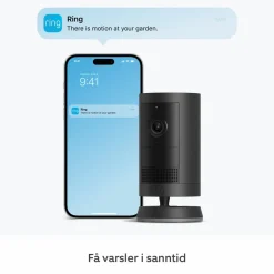 Ring Kameraovervåking|Outdoor Cam Plus Battery - Retinal 2K overvåkingskamera