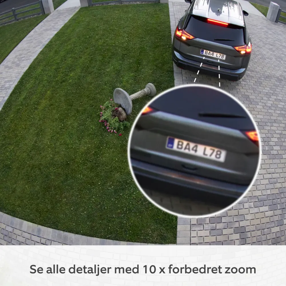Ring Kameraovervåking|Outdoor Cam Pro Plug-in - Retinal 4K overvåkingskamera