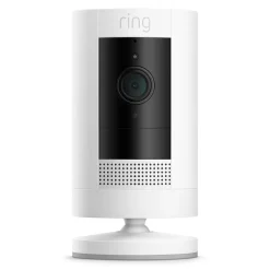 Ring Kameraovervåking|Stick Up Cam Battery Trådløst overvåkingskamera Hvit