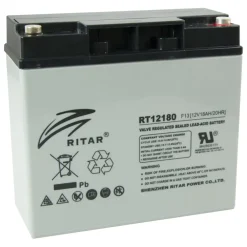 Ritar Batterier|Batterier|Blyakkumulator 12 V 18 Ah