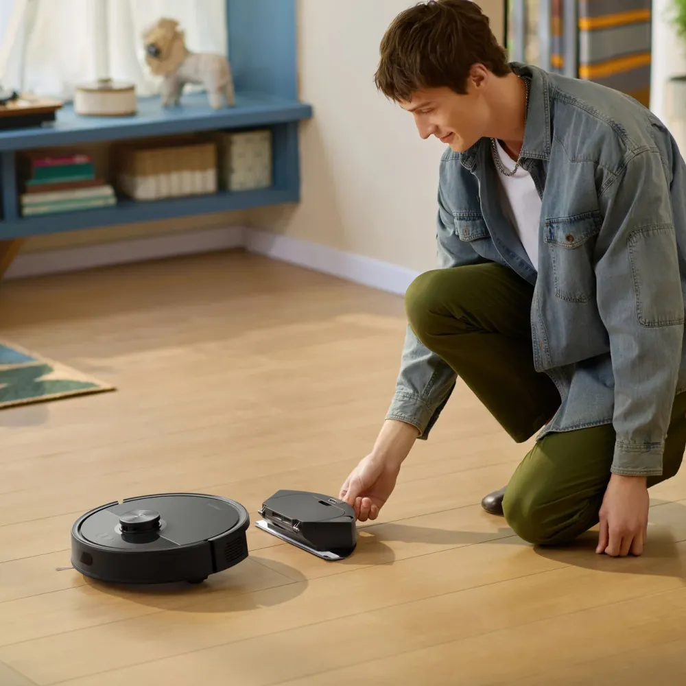 Roborock Rengjøring|Robotstøvsuger|Q7 TF+ robotstøvsuger med basestasjon