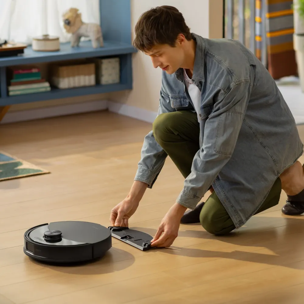 Roborock Rengjøring|Robotstøvsuger|Q10 VF+ robotstøvsuger med basestasjon