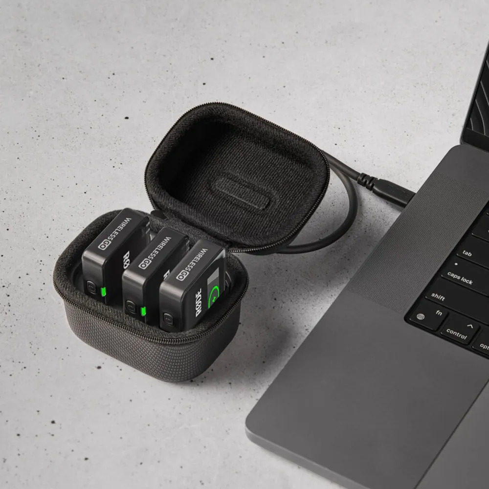 Rode Mikrofoner|CHARGE CASE + Wireless GO (Gen3)