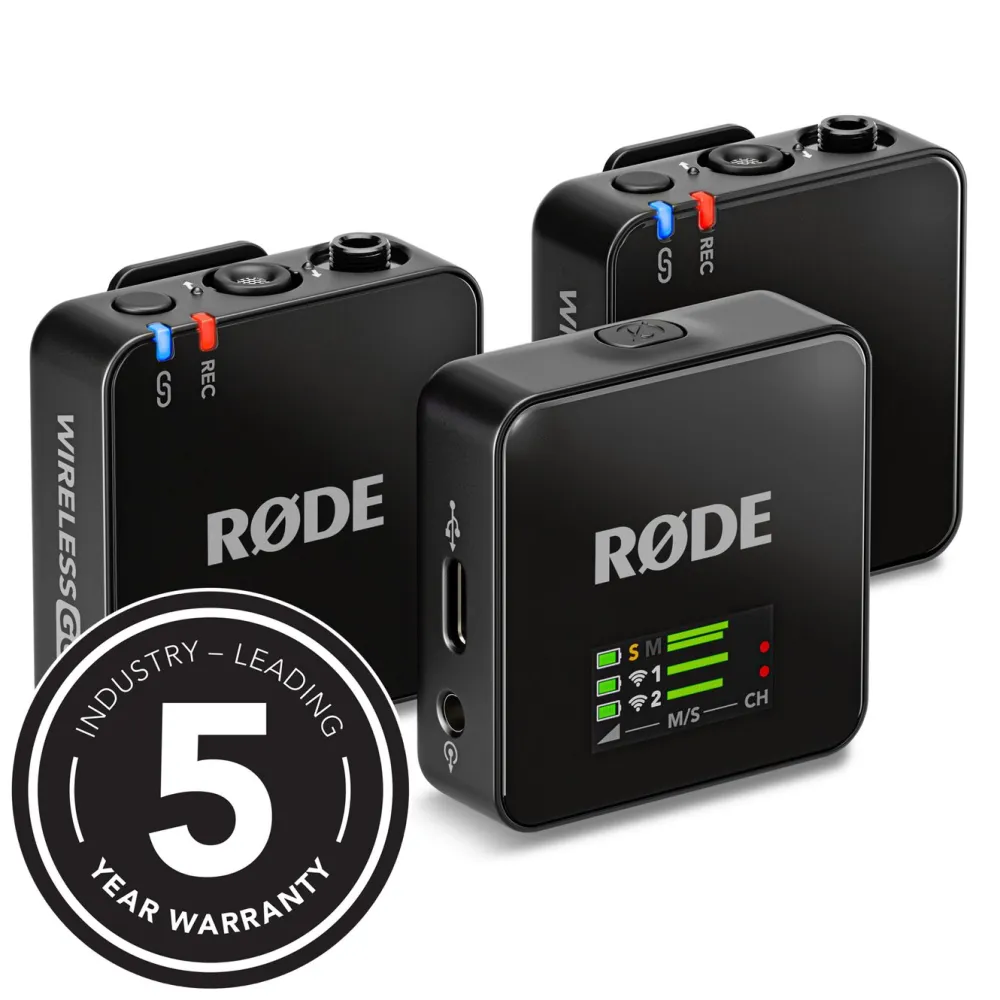Rode Mikrofoner|Wireless GO Gen 3 Trådløst mikrofonsystem