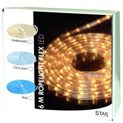 Kjell Led-Lister|Ropelight Flex Lysslange 216 LED Varmhvit