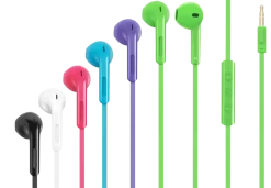 Roxcore Iphone-Tilbehør|Hodetelefoner Og Hodesett|Pins 3 Headset Hvit