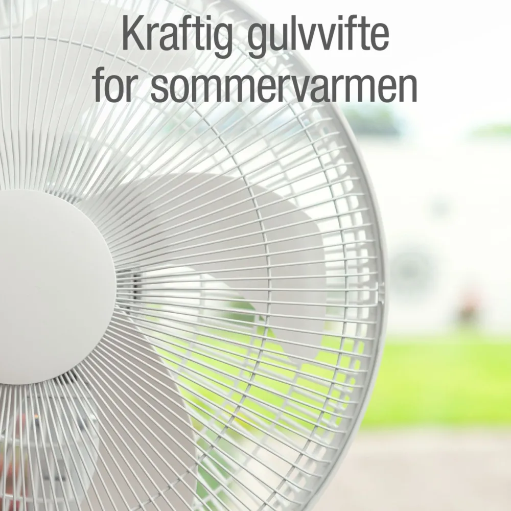 Rubicson Inneklima|Rengjøring|Gulvvifte med fjernkontroll Ø35 cm