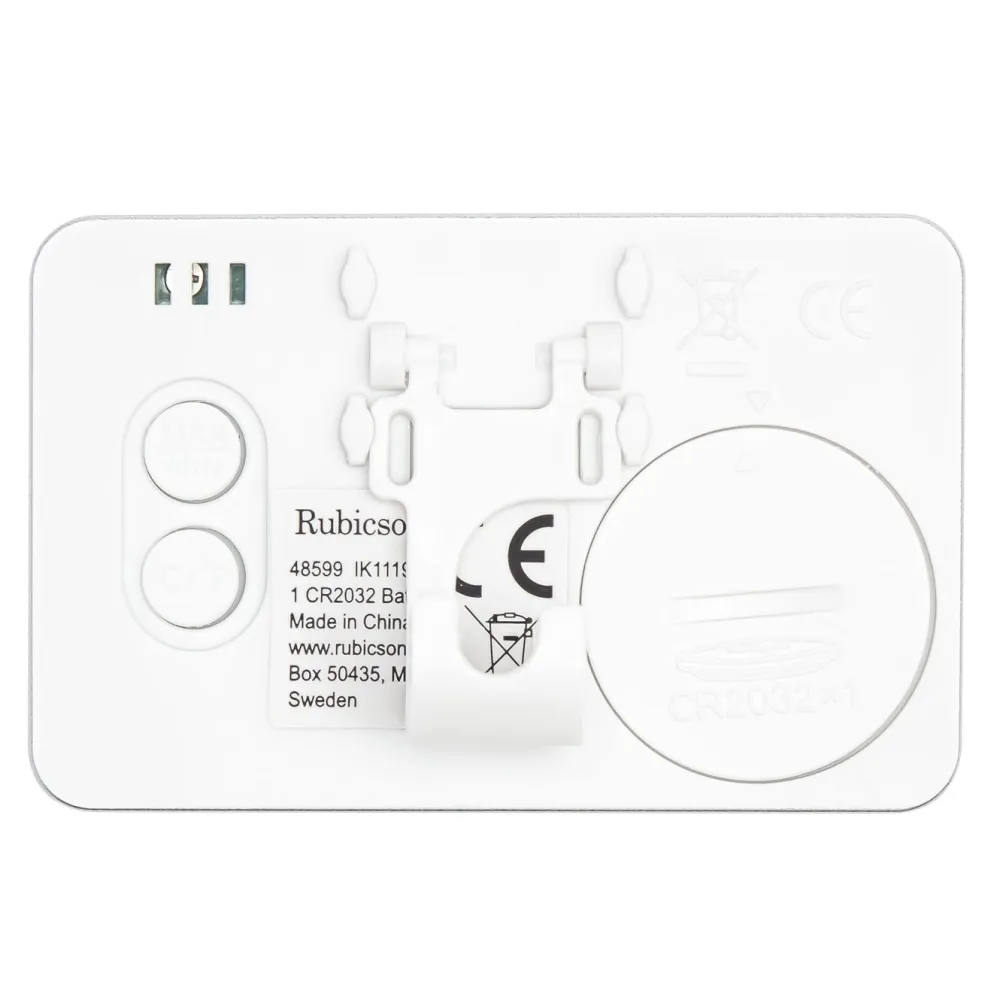 Rubicson Termometer Og Hygrometere|Batterier|Kompakt digitalt hygrometer