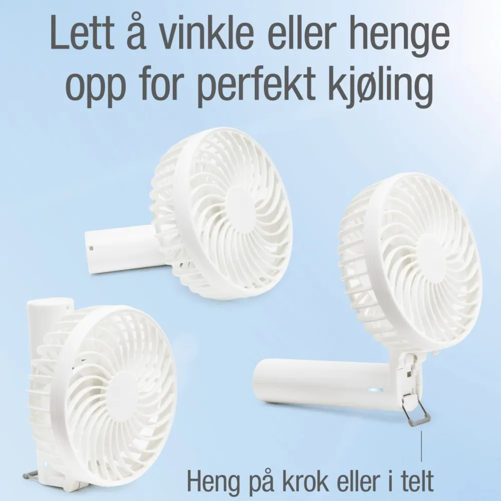 Rubicson Inneklima|Rengjøring|Portabel vifte med oppladbart batteri