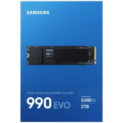 Samsung Datamaskinkomponenter|990 Evo NVMe M.2 SSD 2 TB
