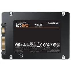 Samsung Datamaskinkomponenter|Lagring|870 EVO SSD-disk 250 GB