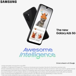 Samsung Mobiltelefoner|Galaxy A26 5G 128 GB Svart
