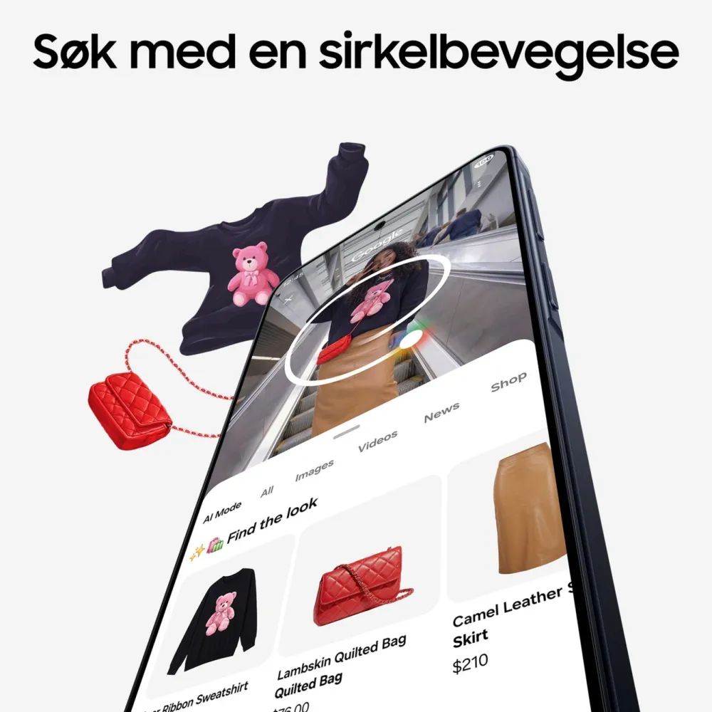 Samsung Mobiltelefoner|Galaxy A57 5G Isblå
