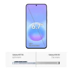 Samsung Mobiltelefoner|Galaxy A57 5G Isblå