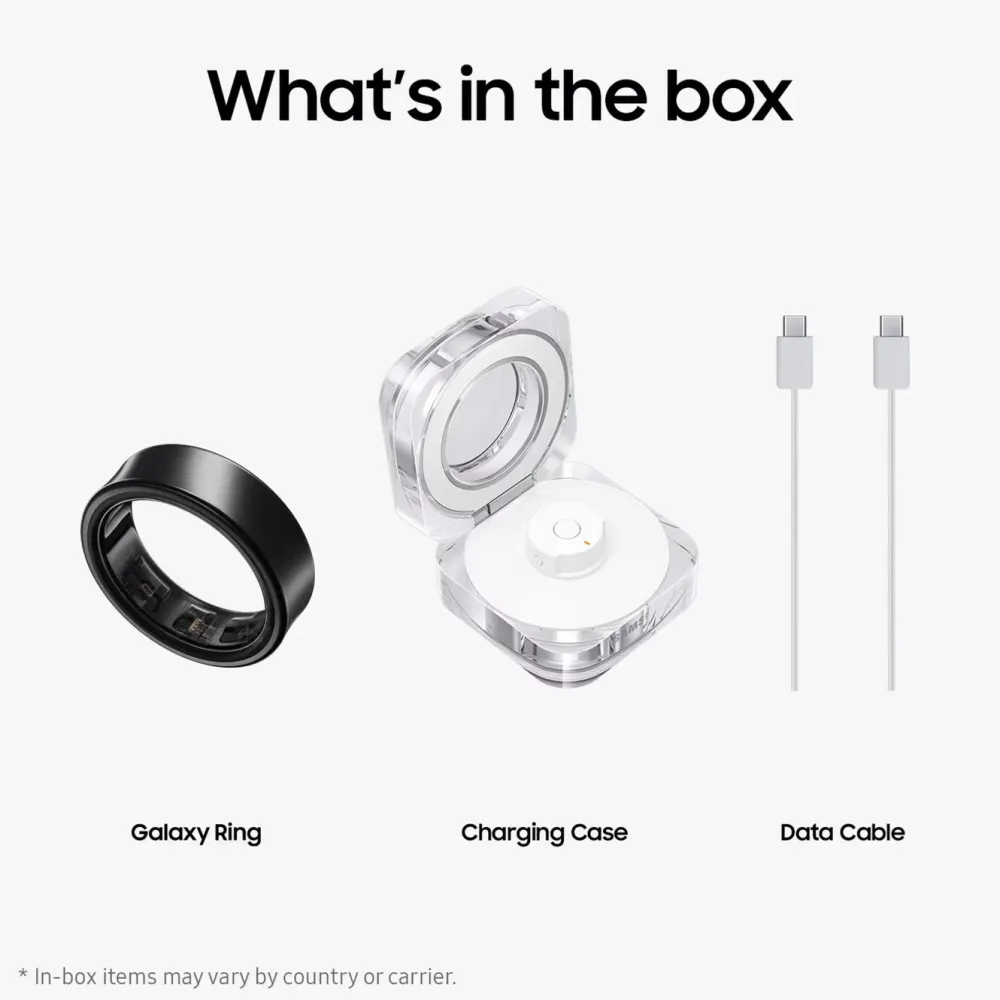 Samsung Smart Ring|Smartklokker Og Ringer|Galaxy Ring - Titanium Black Størrelse 10
