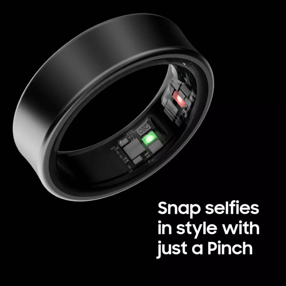 Samsung Smart Ring|Smartklokker Og Ringer|Galaxy Ring - Titanium Black Størrelse 10