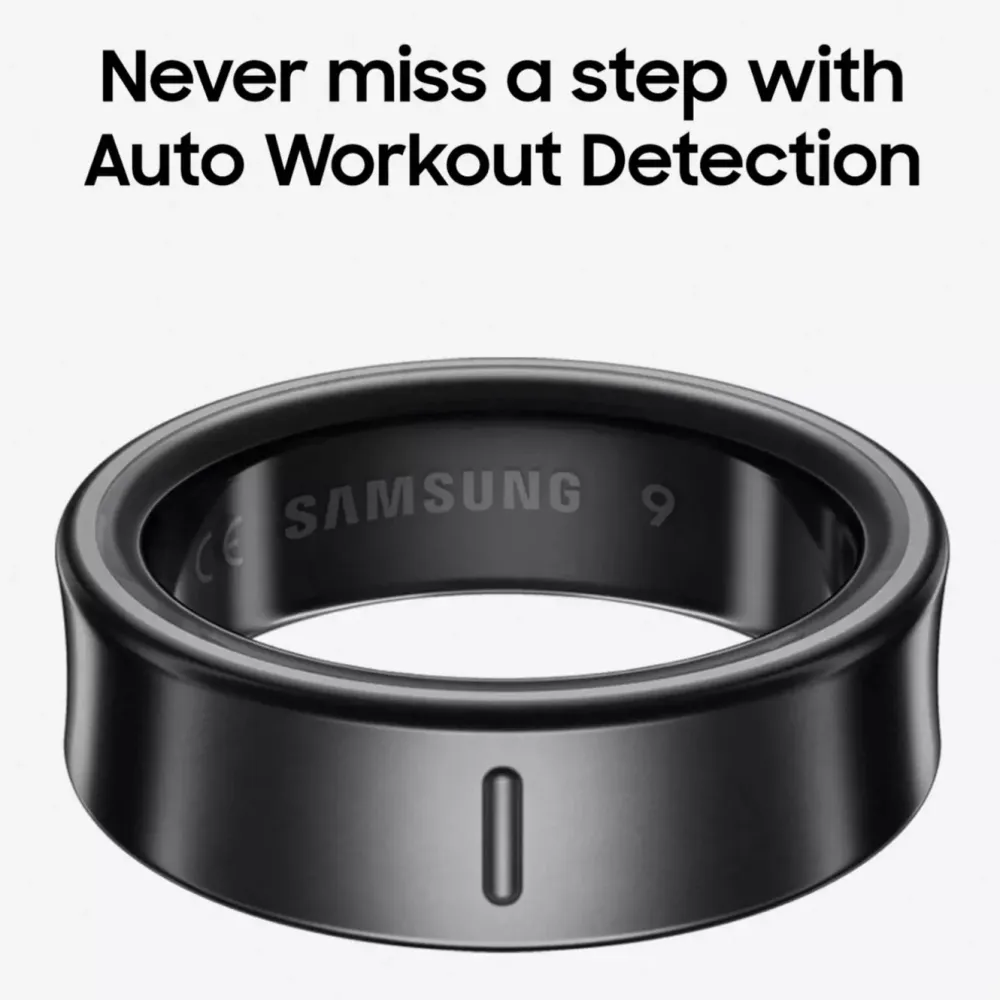 Samsung Smart Ring|Smartklokker Og Ringer|Galaxy Ring - Titanium Black Størrelse 10