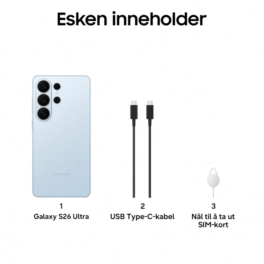 Samsung Mobiltelefoner|Galaxy S26 Ultra 512GB