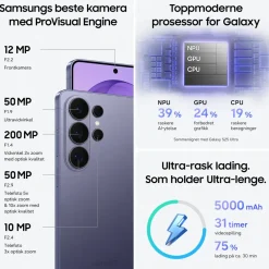 Samsung Mobiltelefoner|Galaxy S26 Ultra 512GB