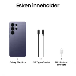 Samsung Mobiltelefoner|Galaxy S26 Ultra 1TB