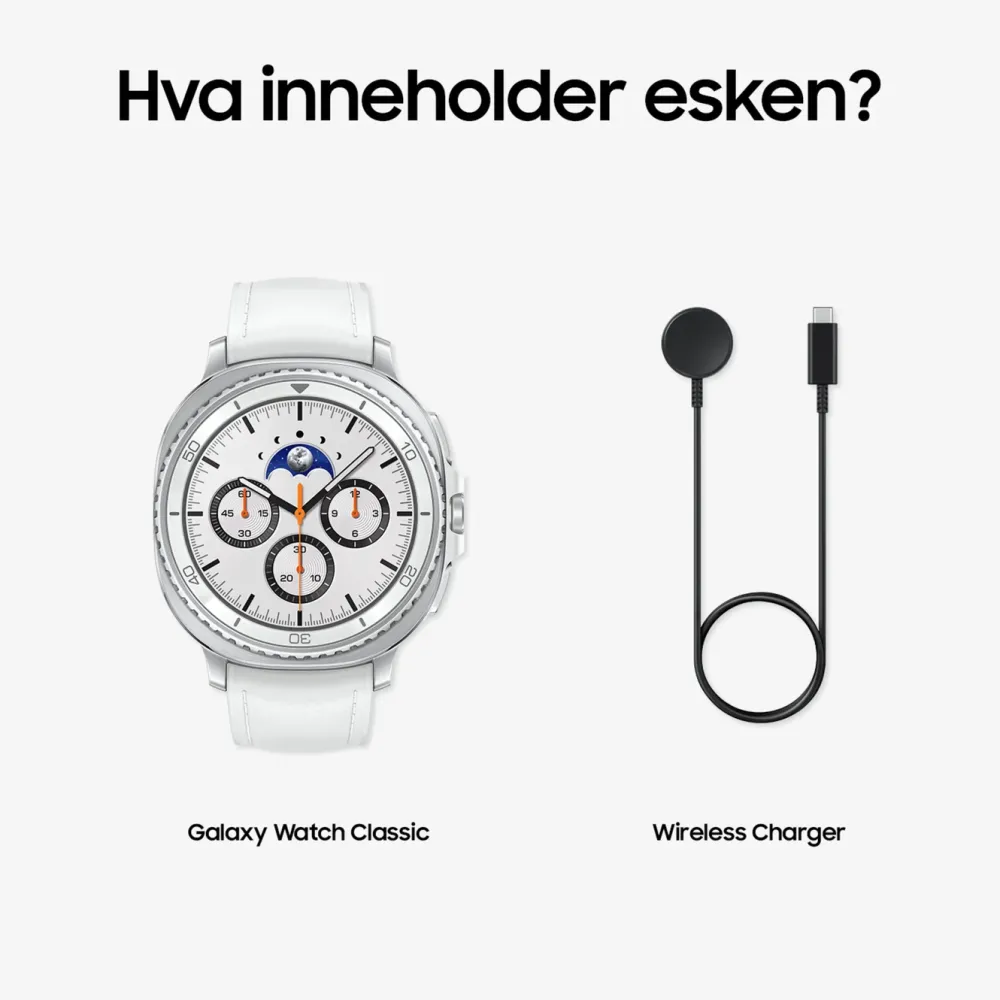 Samsung Smartklokker Og Ringer|Galaxy Watch8 Classic 46mm Bluetooth