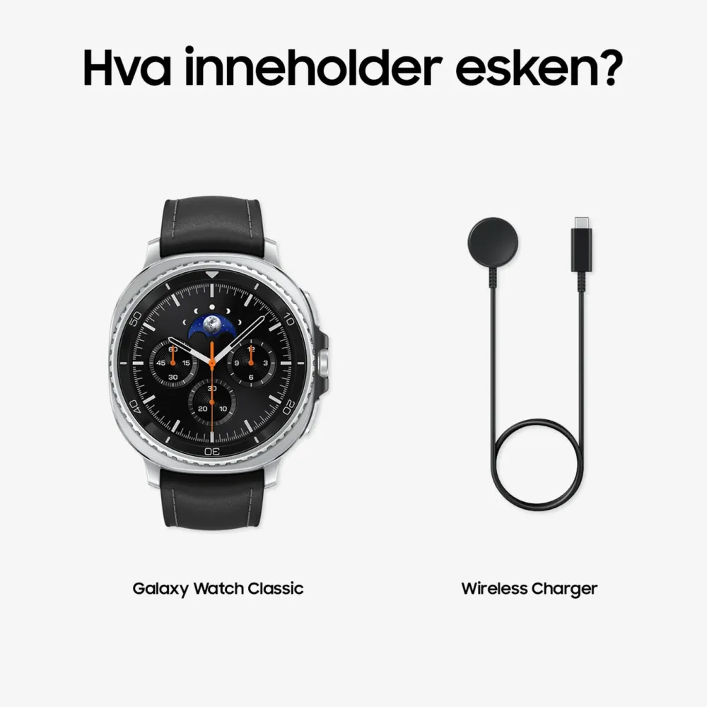 Samsung Smartklokker Og Ringer|Galaxy Watch8 Classic 46mm Bluetooth