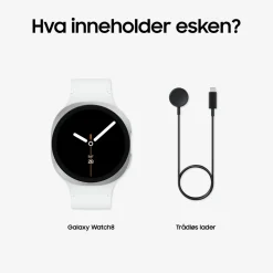 Samsung Smartklokker Og Ringer|Galaxy Watch8 44mm Bluetooth + 4G