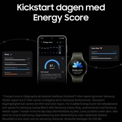 Samsung Smartklokker Og Ringer|Galaxy Watch7 44 mm Bluetooth Sølv