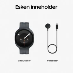 Samsung Smartklokker Og Ringer|Galaxy Watch9 40mm Bluetooth + 4G Graphite