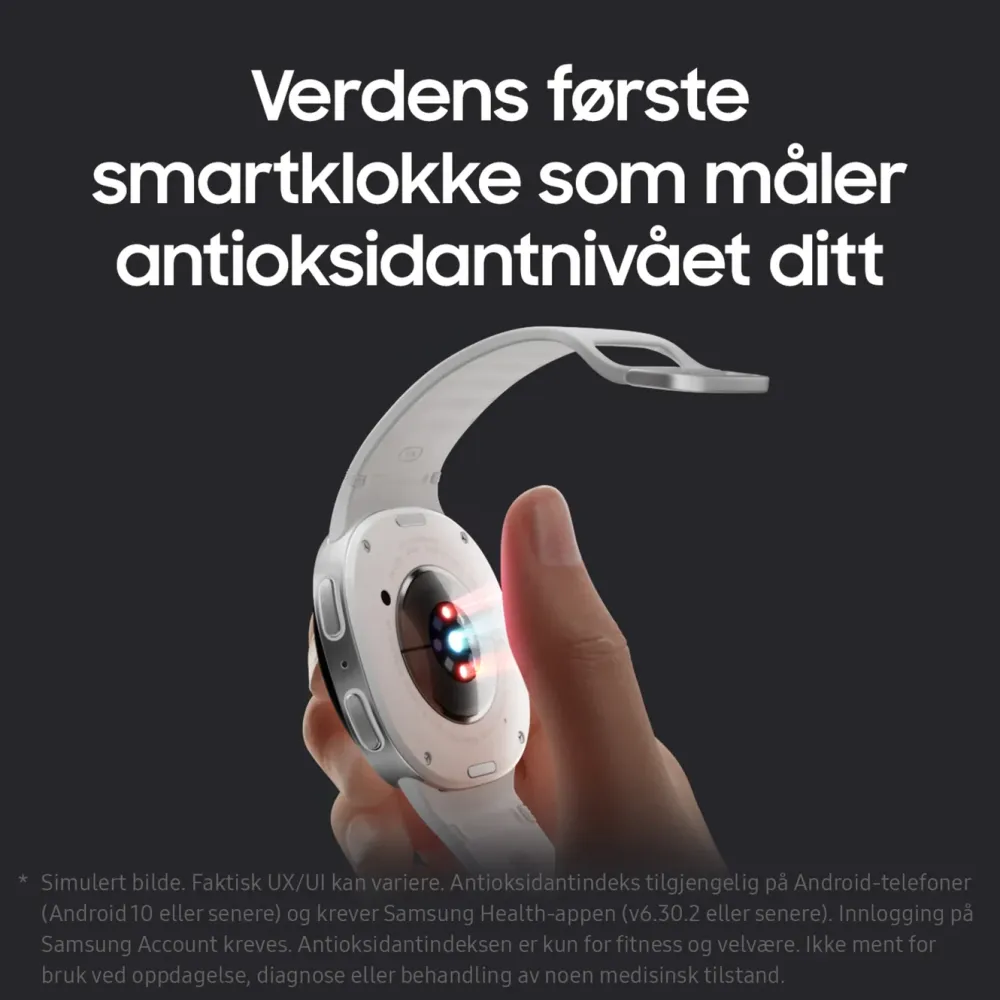 Samsung Smartklokker Og Ringer|Galaxy Watch8 40mm Bluetooth + 4G