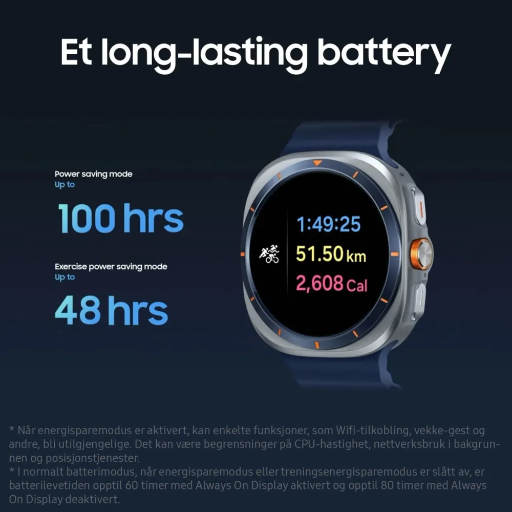 Samsung Smartklokker Og Ringer|Galaxy Watch Ultra (2025) 47 mm LTE
