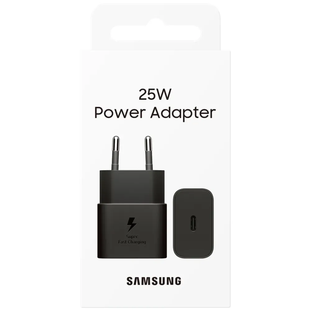 Samsung Mobiltelefonladere|Original 25 W Hurtiglader USB-C PD