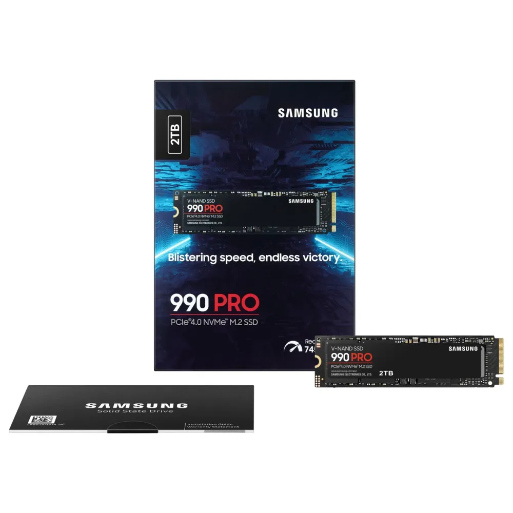 Samsung Datamaskinkomponenter|990 PRO PCle 4.0 NVMe M.2 SSD 2 TB