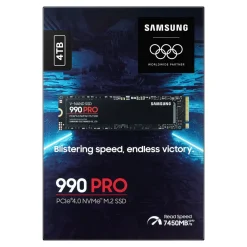 Samsung Datamaskinkomponenter|990 PRO PCle 4.0 NVMe M.2 SSD 4 TB