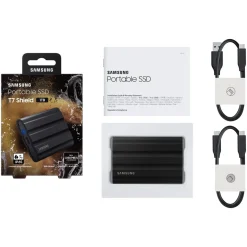 Samsung Lagring|T7 Shield Ekstern SSD-disk 1 TB