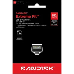 Sandisk Lagring|Extreme Fit – USB-C-minne 512 GB