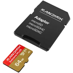 Sandisk Kameraovervåking|Foto Og Video|Extreme PLUS microSDXC 64 GB – 200/90 MB/s