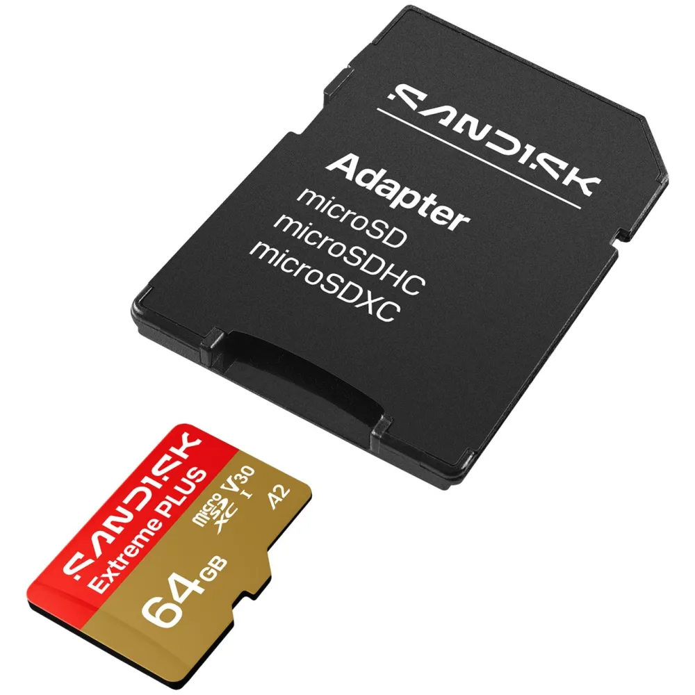 Sandisk Kameraovervåking|Foto Og Video|Extreme PLUS microSDXC 64 GB – 200/90 MB/s