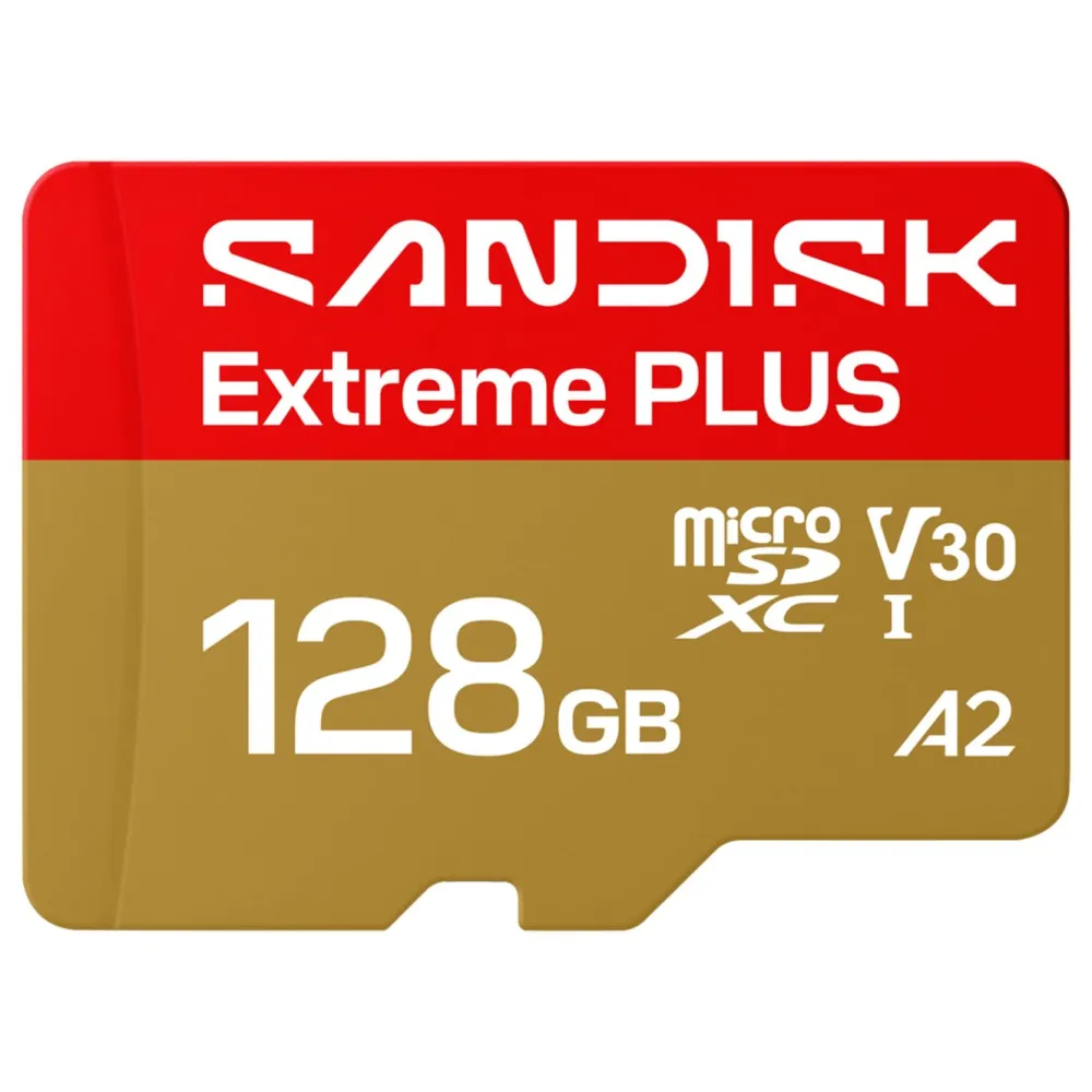 Sandisk Kameraovervåking|Foto Og Video|Extreme PLUS microSDXC 128 GB – 250/120 MB/s