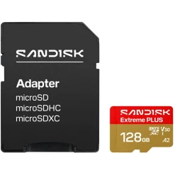 Sandisk Kameraovervåking|Foto Og Video|Extreme PLUS microSDXC 128 GB – 250/120 MB/s