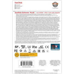 Sandisk Kameraovervåking|Foto Og Video|Extreme Plus Micro-SD-kort 64 GB