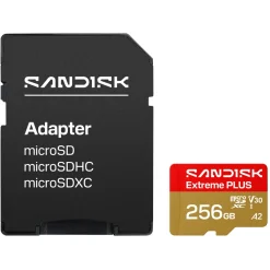 Sandisk Kameraovervåking|Foto Og Video|Extreme PLUS microSDXC 256 GB – 250/170 MB/s
