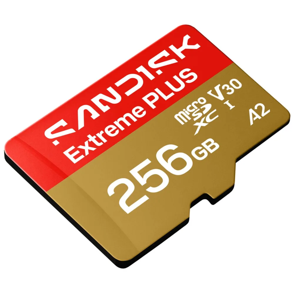 Sandisk Kameraovervåking|Foto Og Video|Extreme PLUS microSDXC 256 GB – 250/170 MB/s