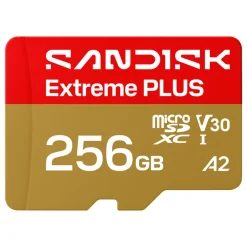Sandisk Kameraovervåking|Foto Og Video|Extreme PLUS microSDXC 256 GB – 250/170 MB/s